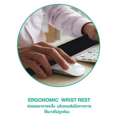 แผ่นรองข้อมือเพื่อสุขภาพ WORKSCAPE WAH-00011 สีเทาเข้ม_1