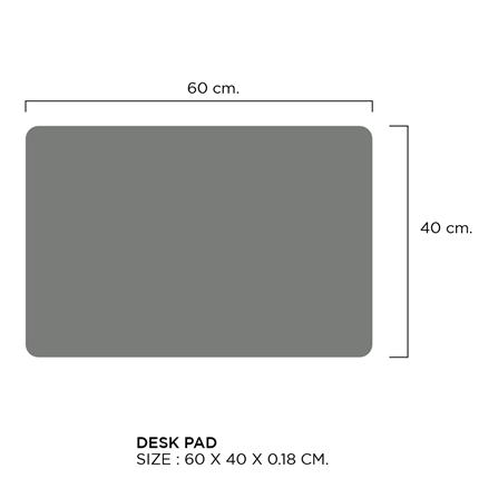 แผ่นรองโต๊ะทำงาน WORKSCAPE WAH-00013 สีเทา_7
