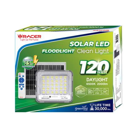 สปอทไลท์ SOLAR RACER CLEAN LIGHT 120 วัตต์ DAYLIGHT สีเทา_4