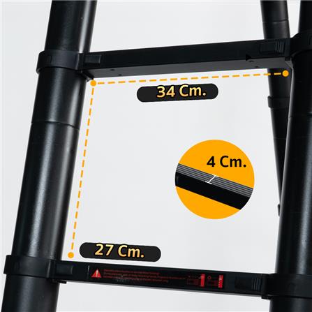 บันไดทรง A EASY TOOLS 3.1 ม. 10 ขั้น สีดำ/แดง_5