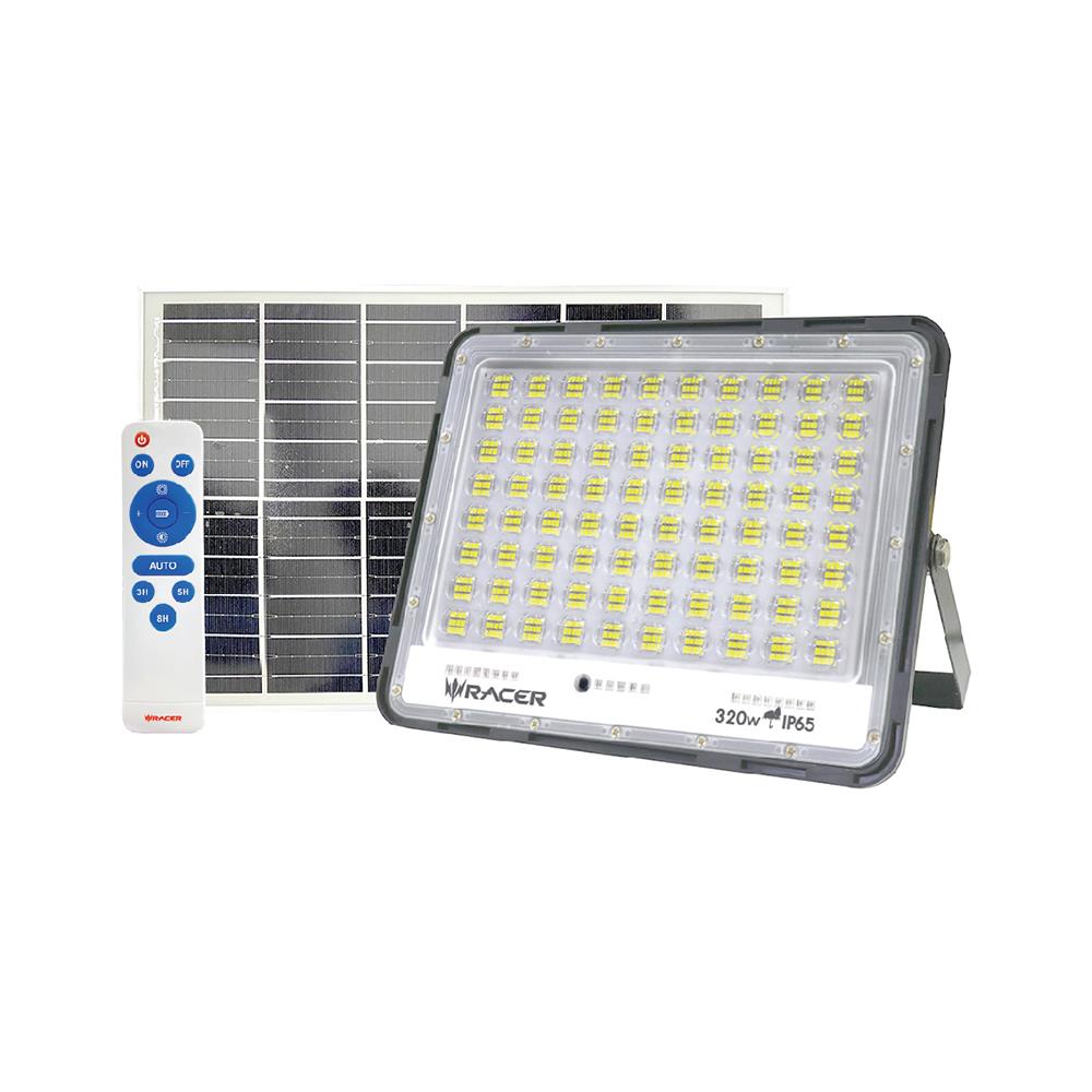 สปอทไลท์ SOLAR RACER CLEAN LIGHT 320 วัตต์ DAYLIGHT สีเทา