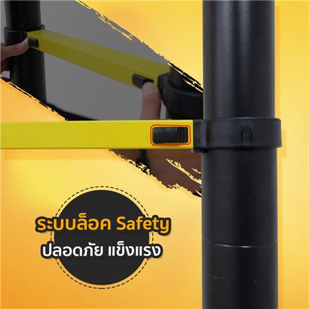 บันไดทรงตรง 2.6 ม. EAZY TOOLS 9 ขั้น สีเงิน_6