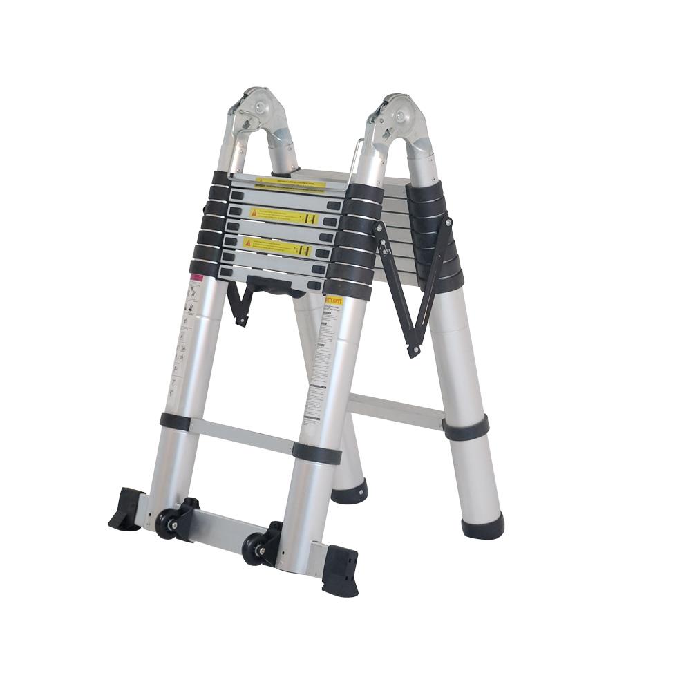บันไดทรง A 2.5 ม. EAZY TOOLS 8 ขั้น สีเงิน