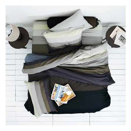 ชุดผ้าปูที่นอน 6 ฟุต 5 ชิ้น LOTUS IMPRESSION STRIPIES LI-SD10B_0