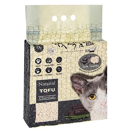 ทรายแมวเต้าหู้ TWO TWO PET ชาร์โคล 6 ลิตร