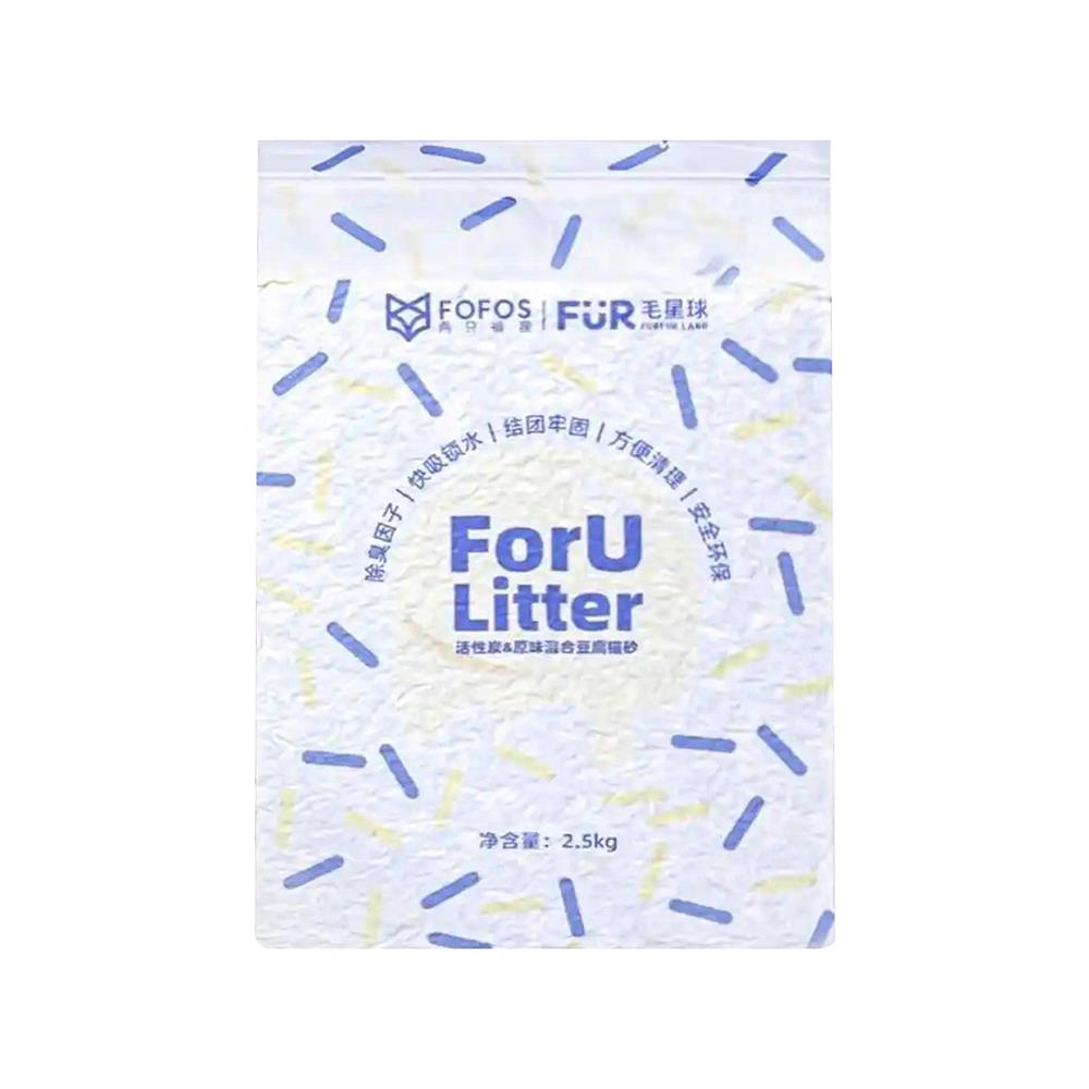 ทรายแมว FOFOS PURE CAT ACTIVATE CARBON 2.5 กก.