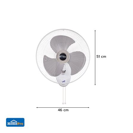 พัดลมติดผนัง 16 นิ้ว  M-TECH TK-FW169  สีขาว_5