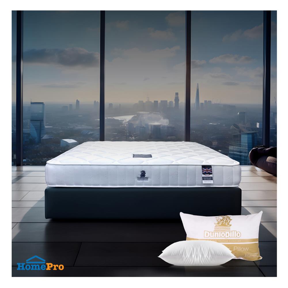 ที่นอน 5 ฟุต DUNLOPILLO RADIANCE พร้อมหมอนหนุน 2 ชิ้น