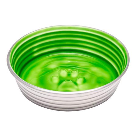 ชามอาหารสัตว์เลี้ยง LOVING PETS LE BOL CHARTREUSE ไซซ์ L สีเขียว_0