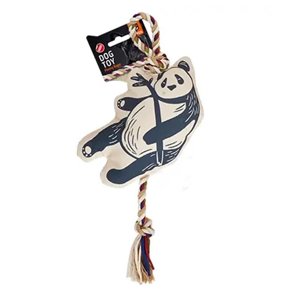 ของเล่นสุนัข FOFOS DOG FLOSSY ROPE TOY WITH PANDA