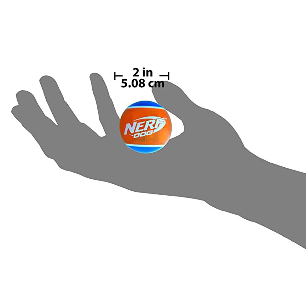 ของเล่นลูกบอลสุนัข NERF DOG PUPPY TPR TENNISBALLS (2 IN) แพ็ก 2 ชิ้น