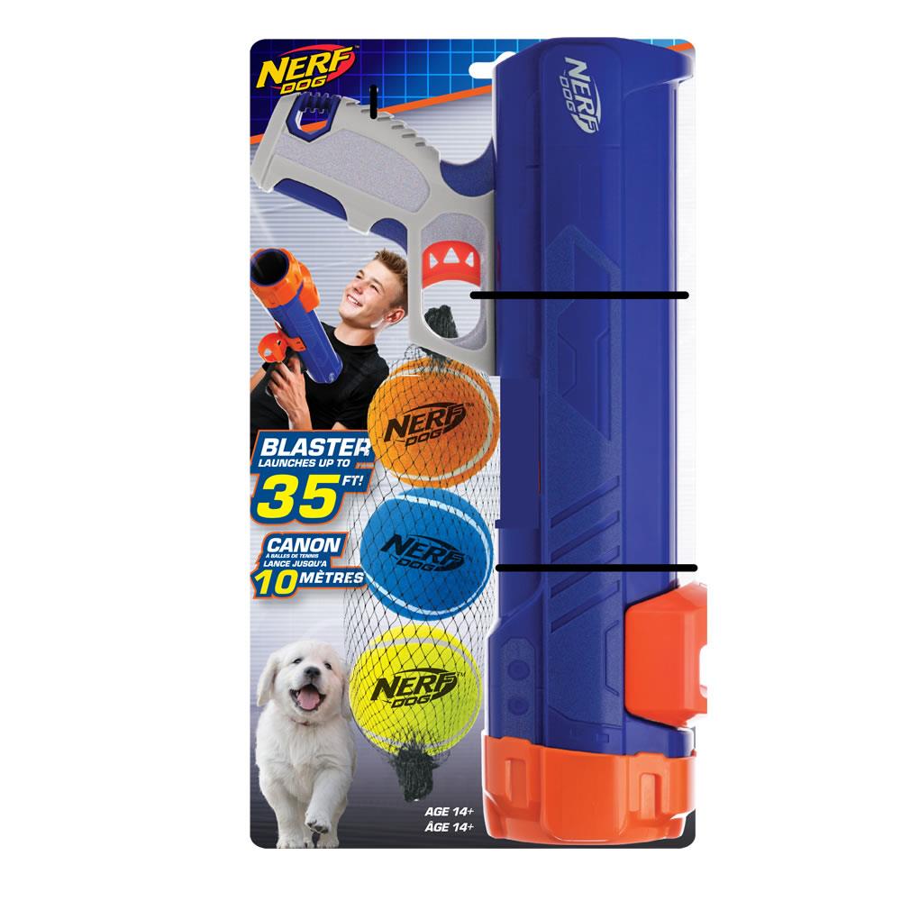 ของเล่นปืนยิงลูกบอล NERF DOG TENNIS BALL BLASTER SMALL