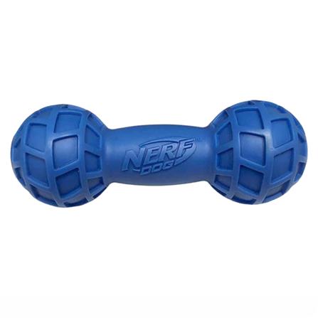 ของเล่นบาร์เบลสุนัข NERF DOG MICRO SQUEAK EXO BARBELL 7 นิ้ว_1