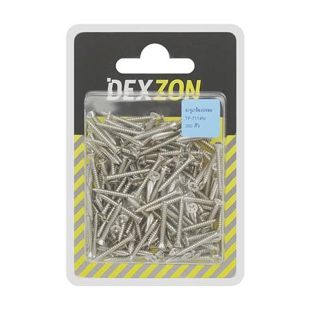 สกรูเกลียวปล่อย TF DEXZON 7X1-1/4 นิ้ว แพ็ก 200 ชิ้น_2