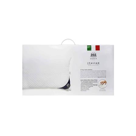 หมอนหนุน เมมโมรี่โฟม LOTUS ITALIAN MICRO VISCO 20x30 นิ้ว สีขาว_3