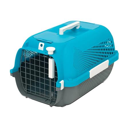 กรงเดินทางสำหรับแมว CATIT CAT CARRIER TURQ SIZE S 48.3x32.6x28 ซม._0