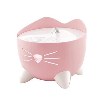 น้ำพุแมว CATIT PIXI FOUNTAIN LIGHT PINK 2.5 ลิตร