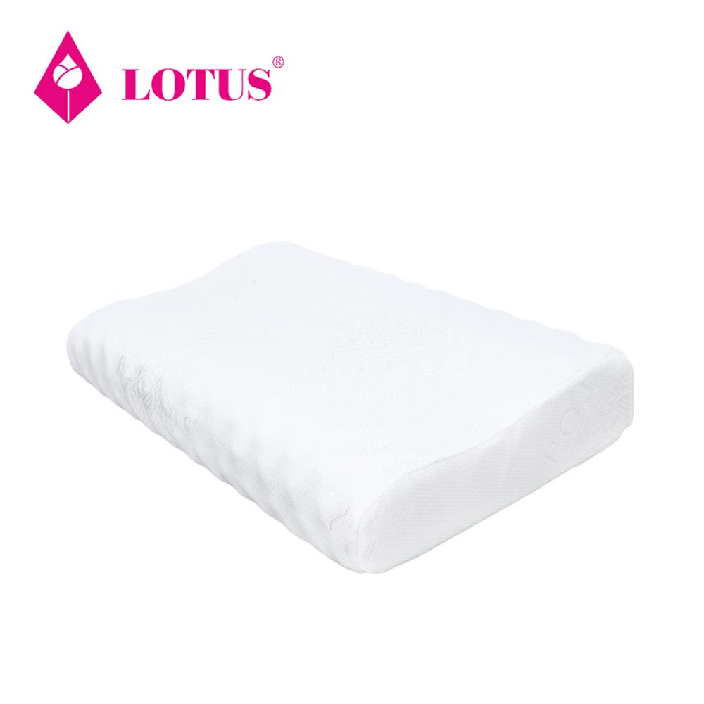 หมอนสุขภาพ ยางพารา LOTUS NECK MASSAGE 14.6X22.5 นิ้ว สีขาว