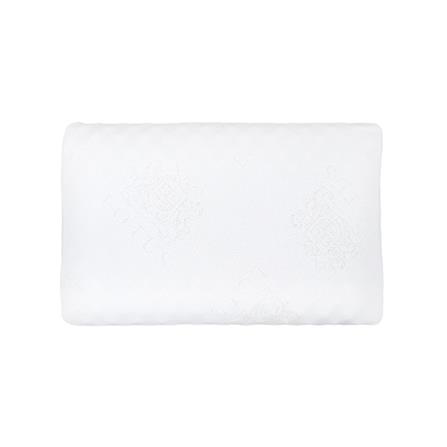 หมอนสุขภาพ ยางพารา LOTUS NECK MASSAGE 14.6X22.5 นิ้ว สีขาว_1