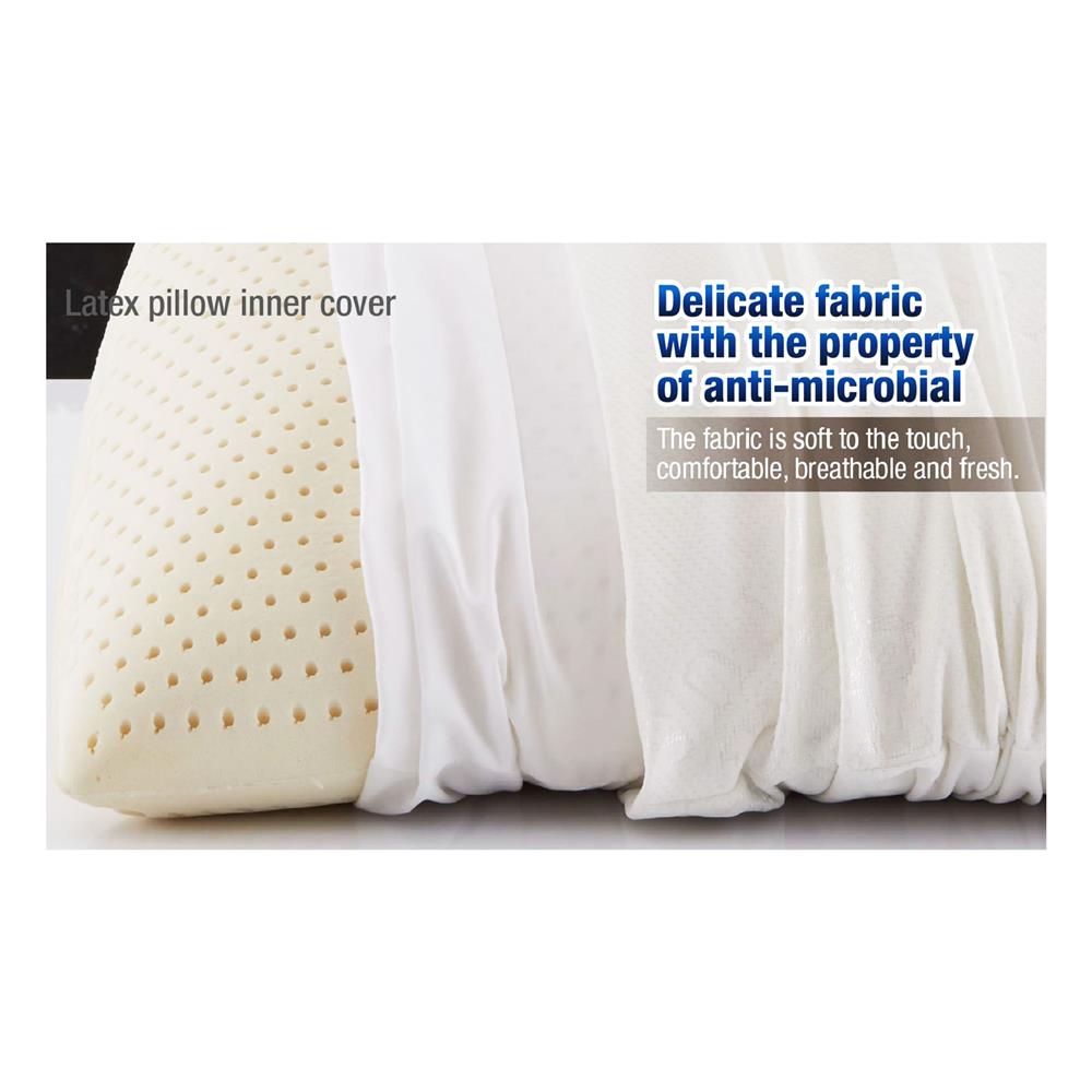 หมอนสุขภาพ ยางพารา LOTUS TALALAY MEDIUM 20x30 นิ้ว สีขาว