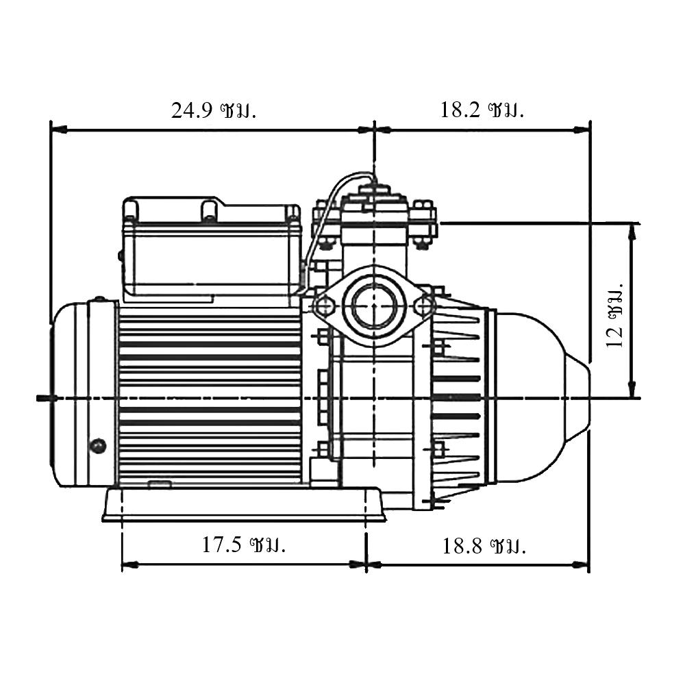 ปั๊มอัตโนมัติ KIKAWA KQ-800(Z) 800 วัตต์