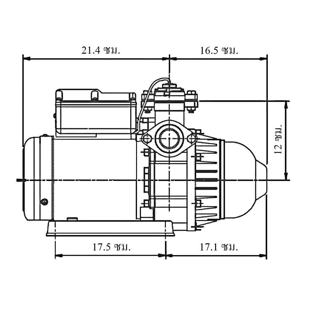 ปั๊มอัตโนมัติ KIKAWA KQ-200(Z) 200 วัตต์