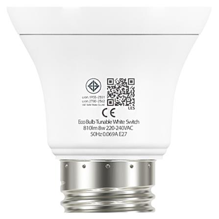 หลอด LED LUMAX  8 วัตต์ DAYLIGHT/COOL WHITE/WARM WHITE  E27_5