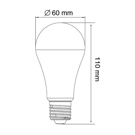 หลอด LED LUMAX  8 วัตต์ DAYLIGHT/COOL WHITE/WARM WHITE  E27_4