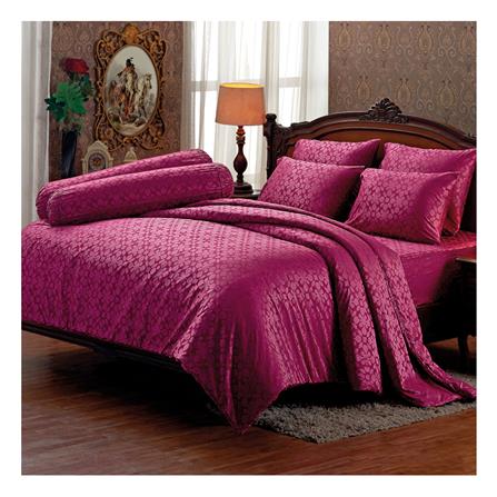 ชุดผ้าปูที่นอน 6 ฟุต 5 ชิ้น JESSICA JACQUARD 21039-QS737