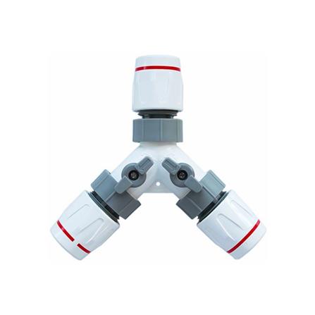 ข้อต่อสายยางสามทาง พร้อมวาล์ว TOYOX 1/2 - 5/8 นิ้ว_0