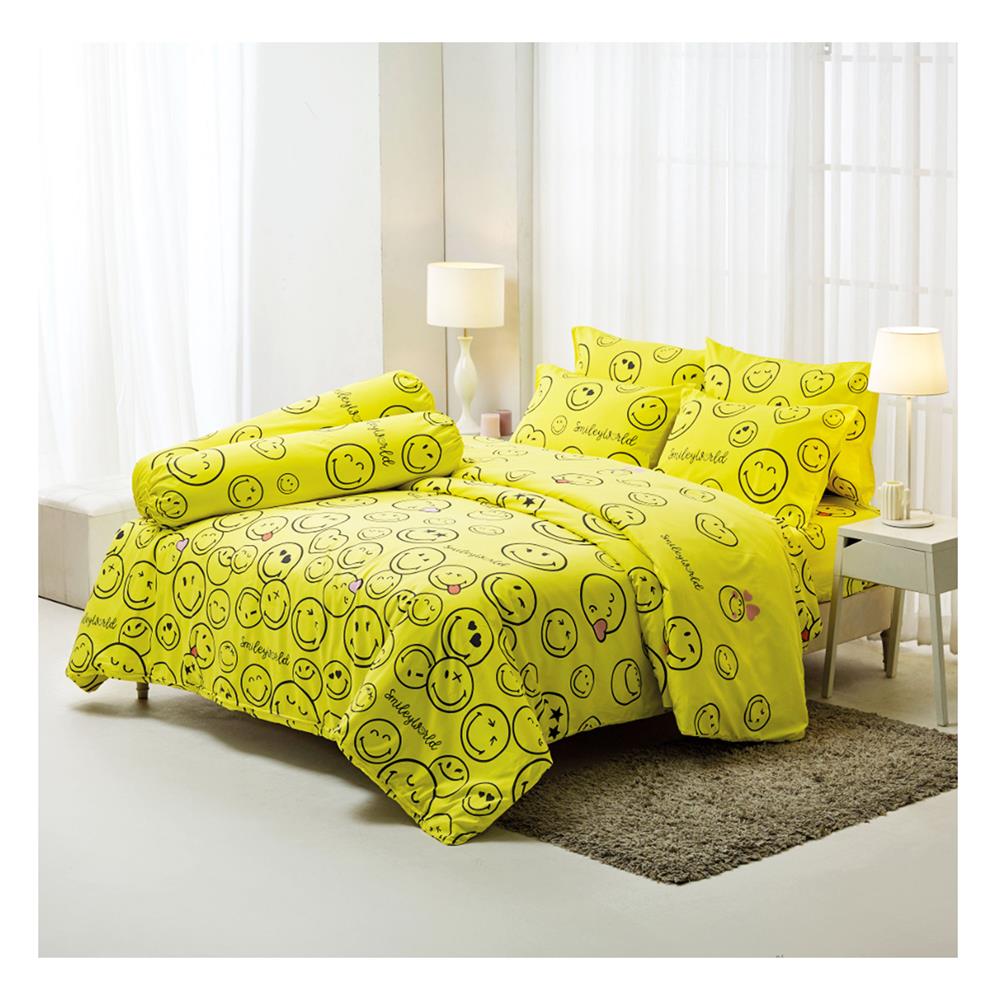 ชุดผ้าปูที่นอน 5 ฟุต 5 ชิ้น TULIP SMILEY WORLD 60013-DLC100