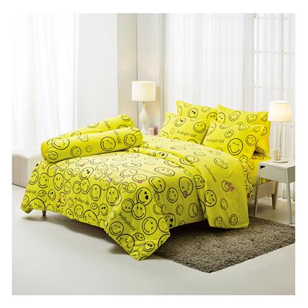 ชุดผ้าปูที่นอน 5 ฟุต 5 ชิ้น TULIP SMILEY WORLD 60013-DLC100_0