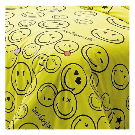 ชุดผ้าปูที่นอน 5 ฟุต 5 ชิ้น TULIP SMILEY WORLD 60013-DLC100_1