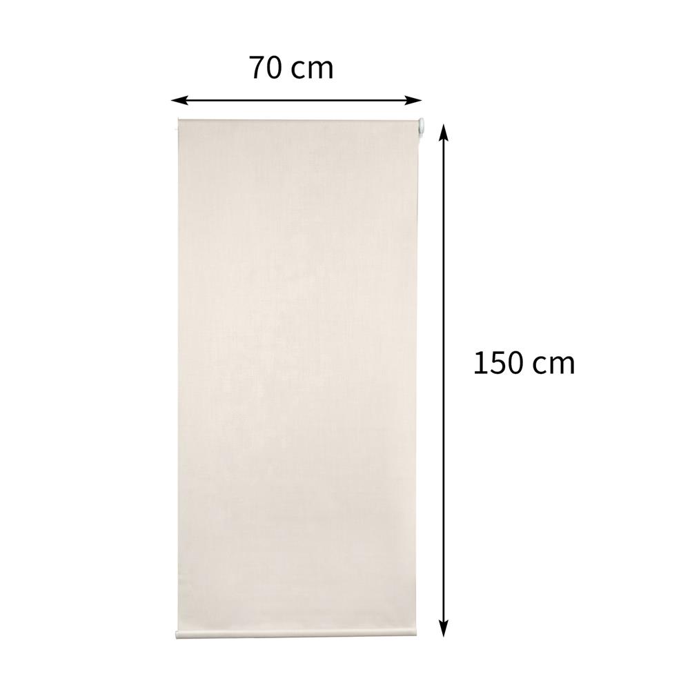 ผ้าม่านม้วน ME LIVING PLAINLY 70X150 ซม. สีครีม