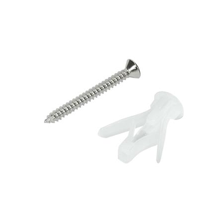 พุ๊กยึดผนังกลวง PL+สกรู 7X1-1/2 DEXZON (แพ็ก 10 ชิ้น)_0