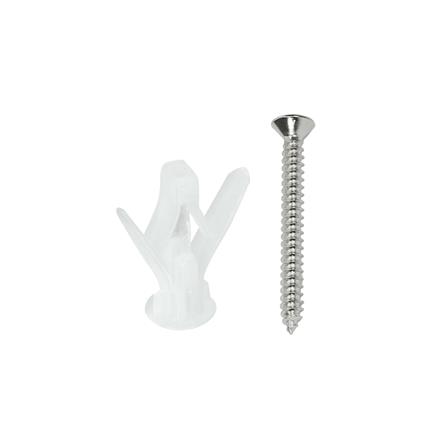 พุ๊กยึดผนังกลวง PL+สกรู 7X1-1/2 DEXZON (แพ็ก 10 ชิ้น)_1