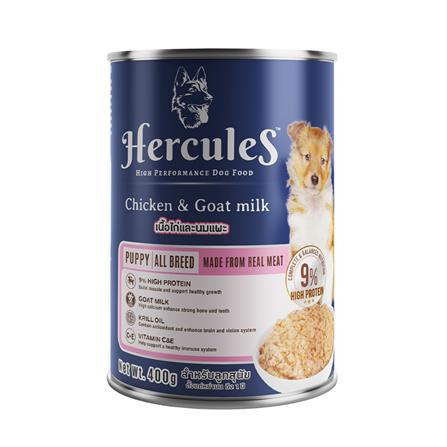 อาหารเปียกสุนัข HERCULES PUPPY CHICKEN AND GOATMILK FOR PUPPY 400 ก._0