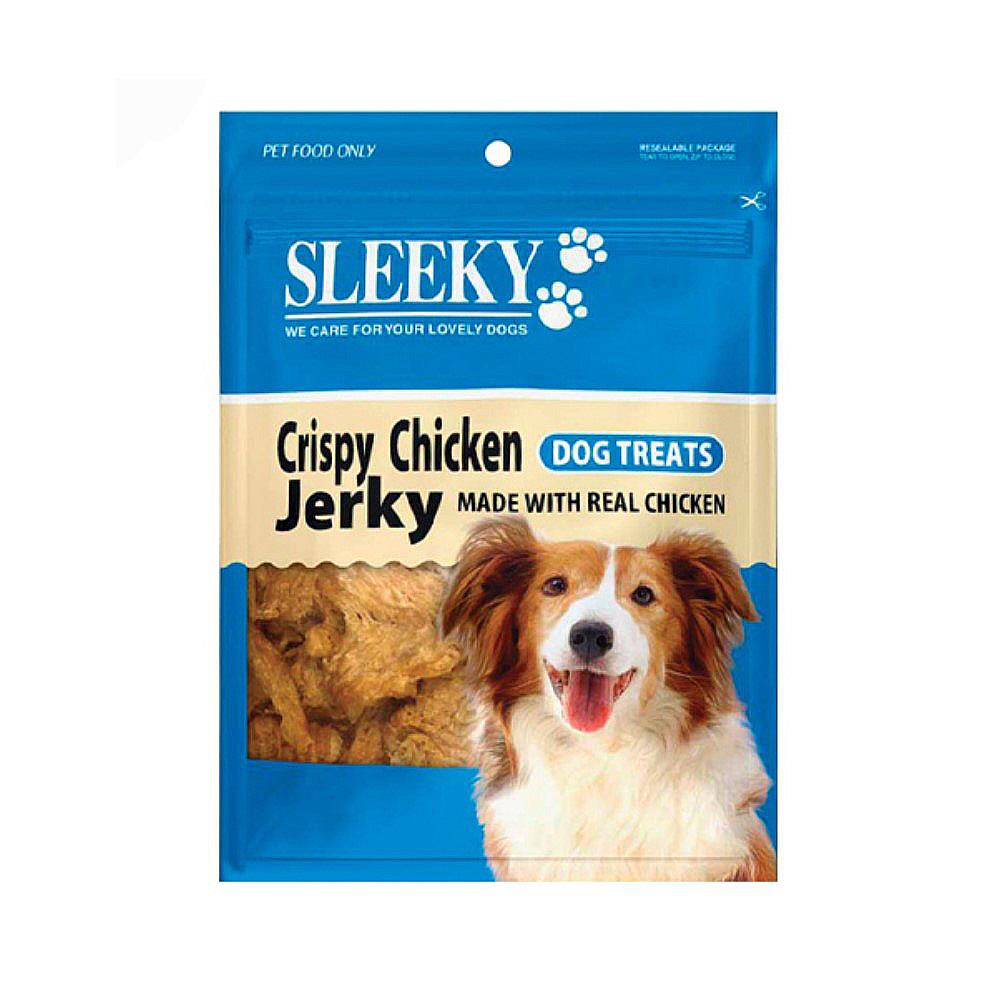 ขนมสุนัข SLEEKY CRISPY CHICKEN JERKY 125 ก.