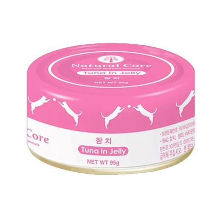 อาหารเปียกแมว NATURAL CORE ทูน่าในเยลลี่ 95 ก._0
