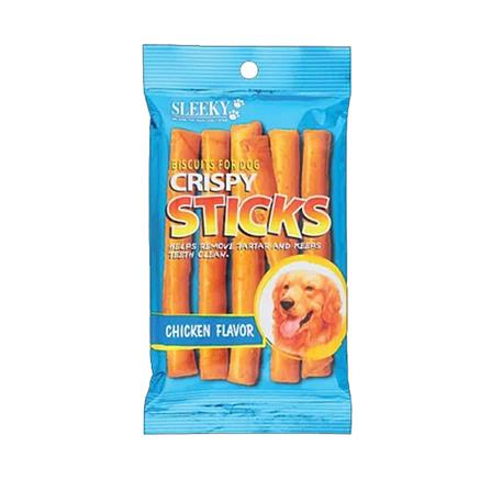 ขนมสุนัข SLEEKY CRISPY STICK รสไก่ 90 ก.