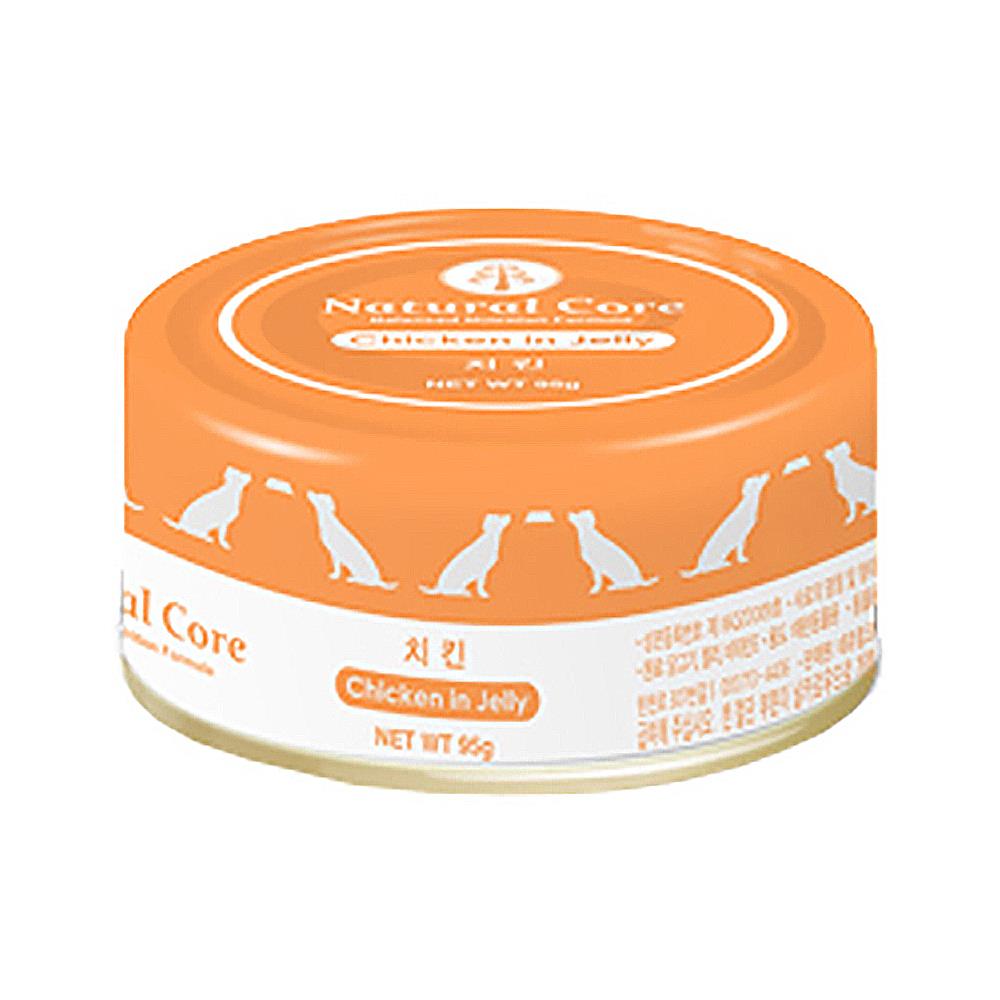 อาหารเปียกสุนัข NATURAL CORE CHICKEN IN JELLY 95 ก.