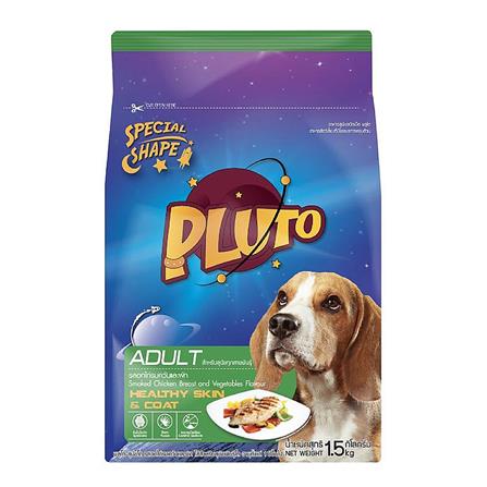 อาหารสุนัข PLUTO ADULT SMOKED CHICKEN BREAST AND VEGETABLES 1.5 กก._0