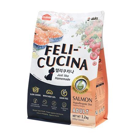 อาหารสุนัข FELICUCINA SOFT KIBBLE SALMON 1.2 กก.