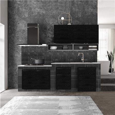 บานใต้เตา KIZTCHO LUCIDA 86x56 ซม. Dark Oak_3