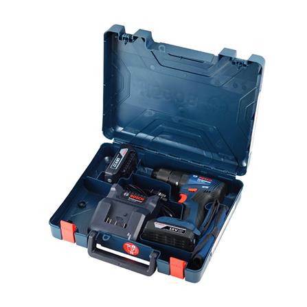 สว่านไร้สาย (พร้อมแบตเตอรี่+ชุดดอกสว่าน/ดอกไขควง) BOSCH GSB185-LI SET+ACE23 13 มม. 18 โวลต์_2