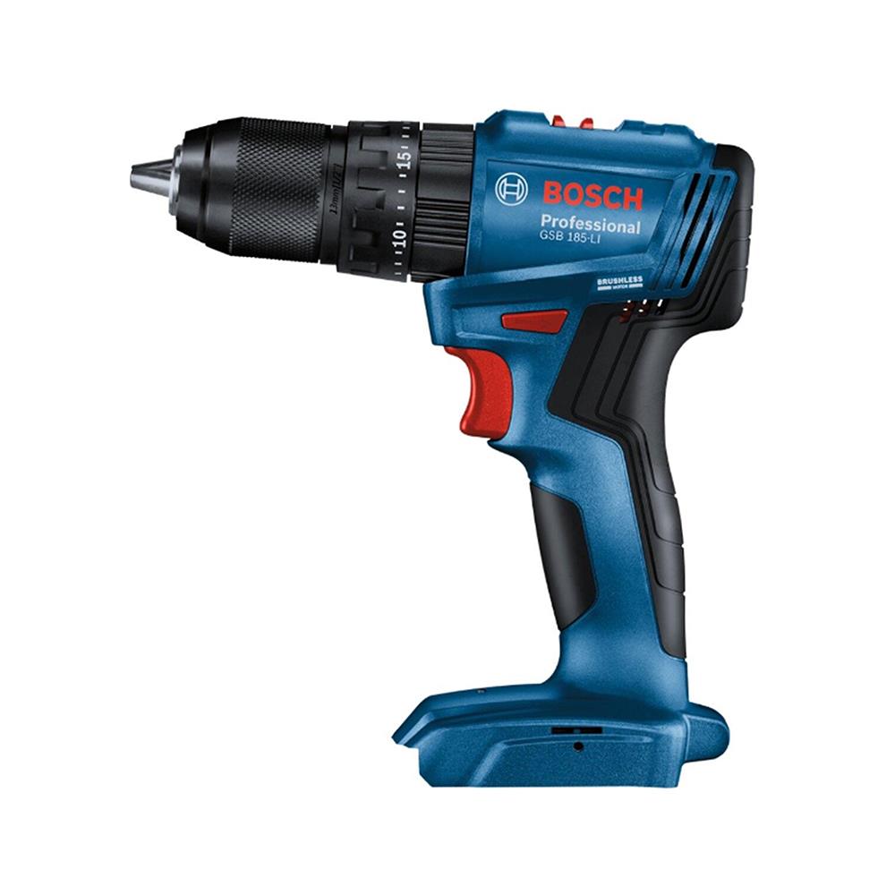 สว่านไร้สาย (เฉพาะตัวเครื่อง) BOSCH GSB185-LI 13มม . 18 โวลต์