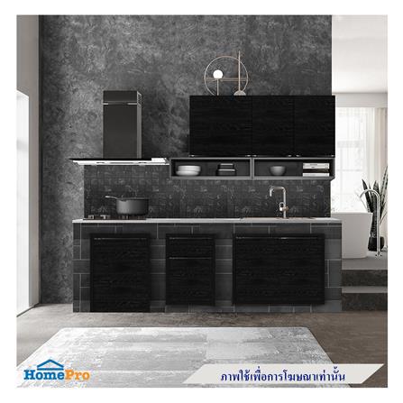 บานซิงค์เดี่ยว KIZTCHO LUCIDA 46x66 ซม. Dark Oak_1