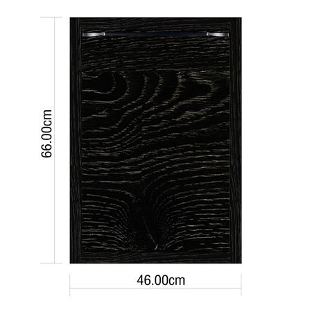 บานซิงค์เดี่ยว KIZTCHO LUCIDA 46x66 ซม. Dark Oak_3