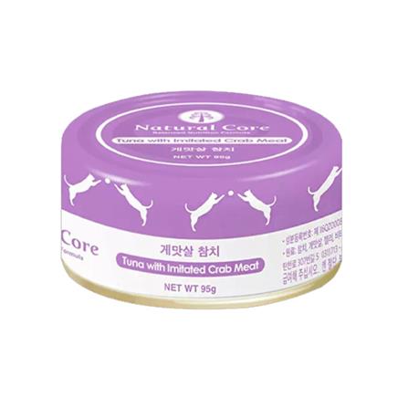 อาหารเปียกแมว NATURAL CORE ทูน่าและเนื้อปู 95 ก._0
