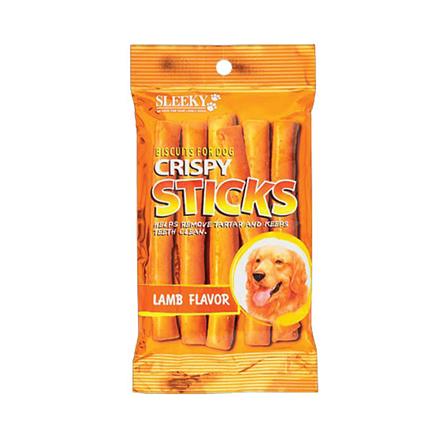 ขนมสุนัข SLEEKY CRISPY STICK รสแกะ 90 ก.